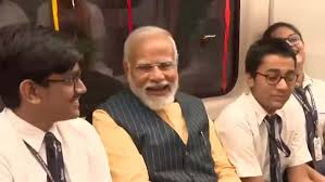 PM Modi Takes a Journey in India's First Underwater Metro, Engages ...