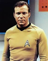 William Shatner in classic James T Kirk pose 8x10 inch photo